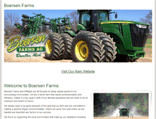 Tablet Screenshot of boersenfarms.com